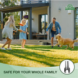 Large enclosed rodent bait box for securely placing bait to help control rats and mice. Safe for your whole family.