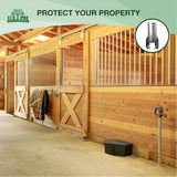 Extra-large rodent bait station placed outdoor.