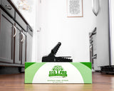 Reusable rat snap trap with interlocking teeth designed to prevent rats from escaping for effective rodent control