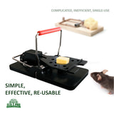 Mouse Trap by Eco Pro Pest Control | 6-Pack Reusable Small Rodent Traps | Indoor & Outdoor Mouse Traps | Easy Set Up, Quick Snap Kill Mice Traps (Bait Not Included) | Powerful Pest Control Traps