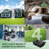 Ideal for homes, garages, sheds, warehouses, and other areas experiencing mouse activity. Position stations where mice are commonly seen and maintain them according to the bait product's instructions.